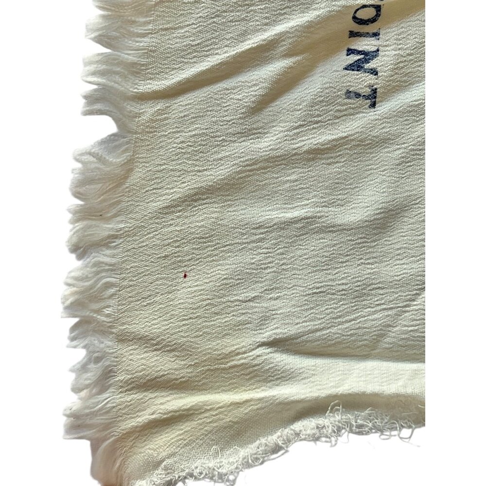 Hawaiian Islands Map Scarf Crepe Polyester 23 x23 Aloha Hawaii Frayed Edges VTG - Picture 7 of 11